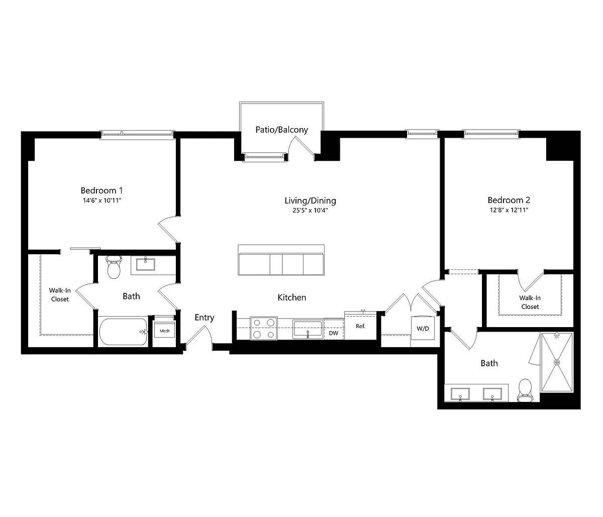 Floor plan B7