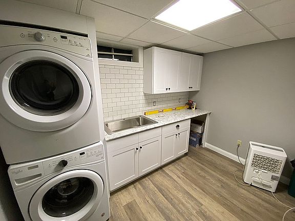 Basement laundry/kitchenette