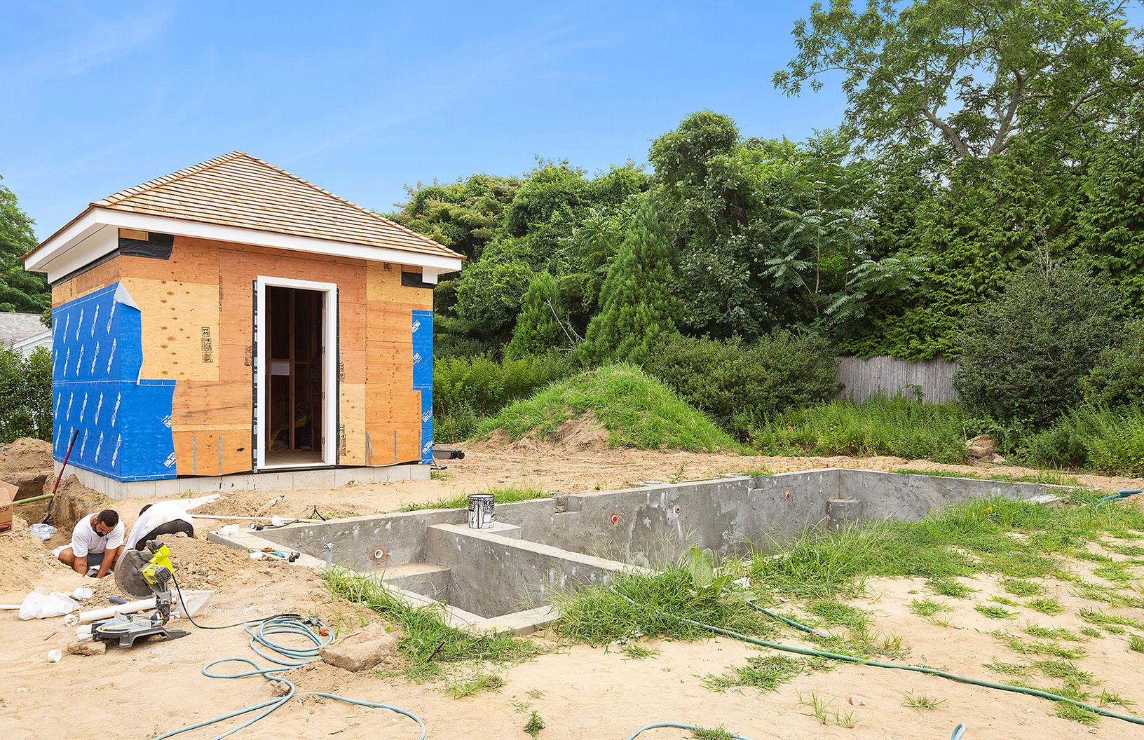  Pool & Cabana Under Construction