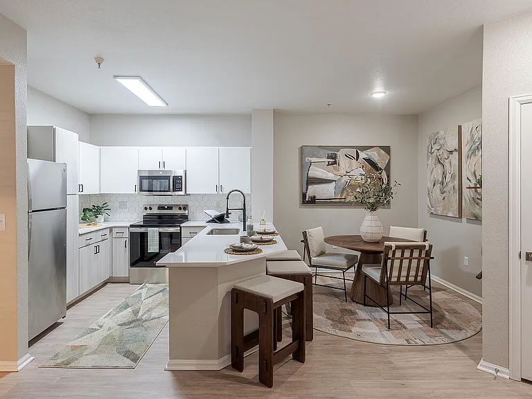 Newly Renovated Kitchen & Living Space