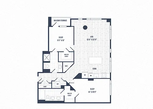 Floor plan B8b
