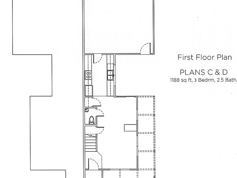 First Floor Plan _ 1,188 sq. ft. First Floor Plan _ 1,188 sq. ft.