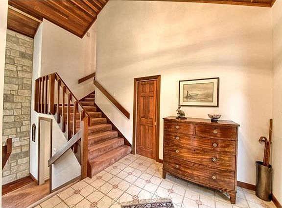 Foyer - stairs down to great room & master; up to bedrooms 2 & 3