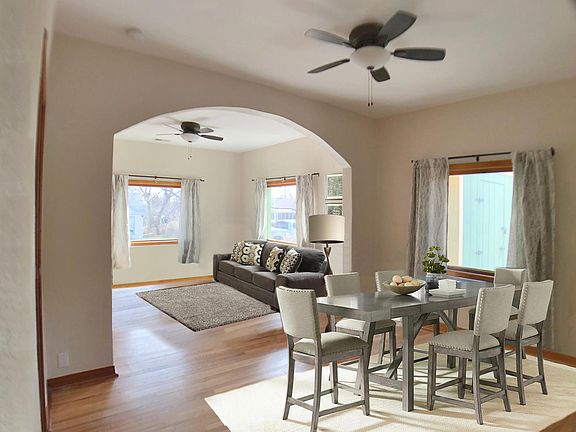 Living room & dining room