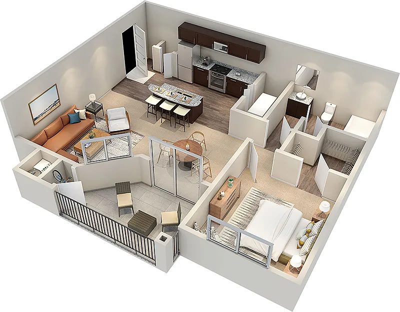 Floor plan Infield