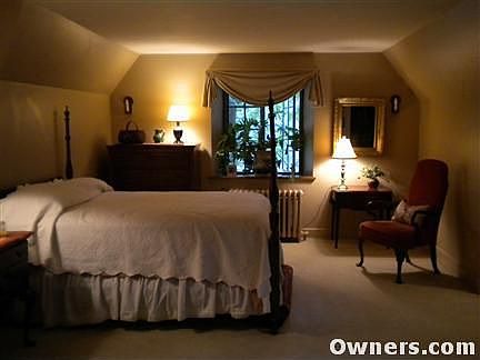bed section of master bedroom