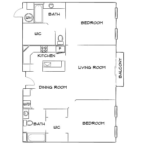 Floor plan Design 2A Loft