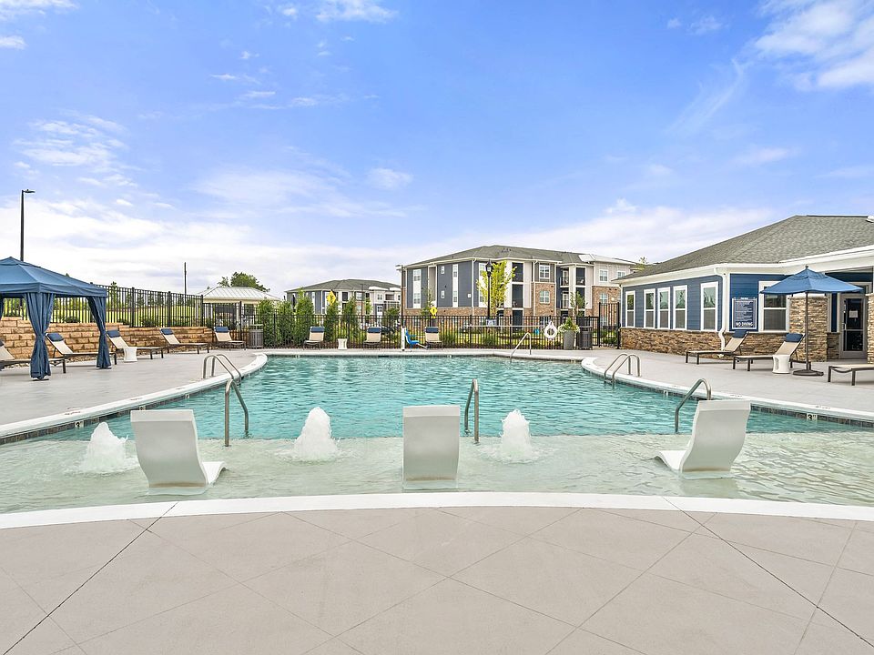 Sparkling Swimming Pool at Hawthorne at the Glen in Concord, NC