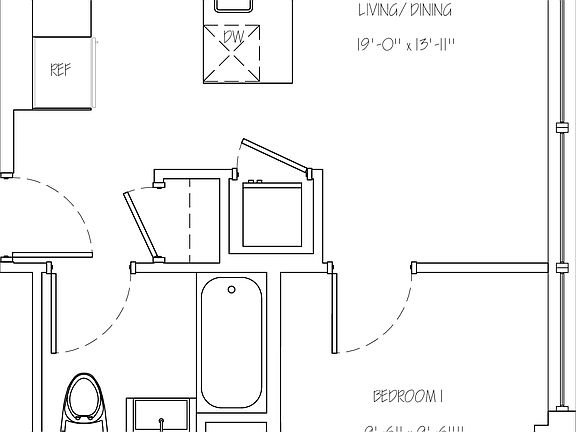2nd image of 20 Rockwell Pl #1406