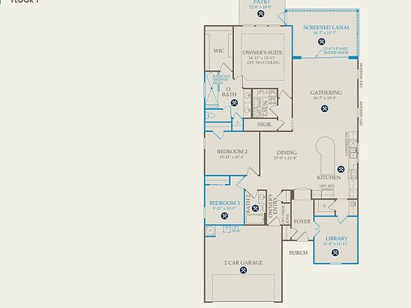 Martin Ray Floor Plan, Quick Move-in Home, Floor 1