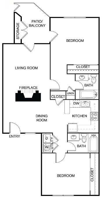 Floor plan B3
