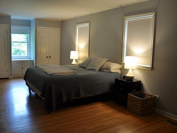 master bedroom with bathroom and three closets 12ft x25 ft