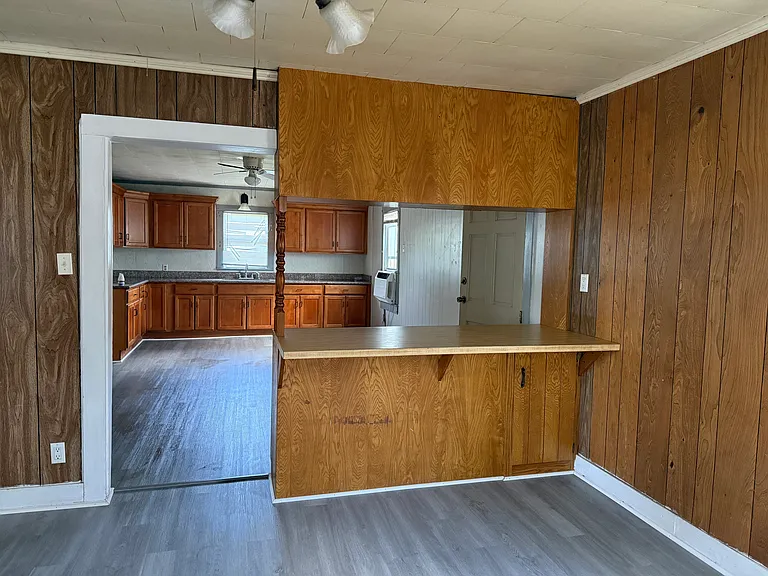 view of kitchen/living room