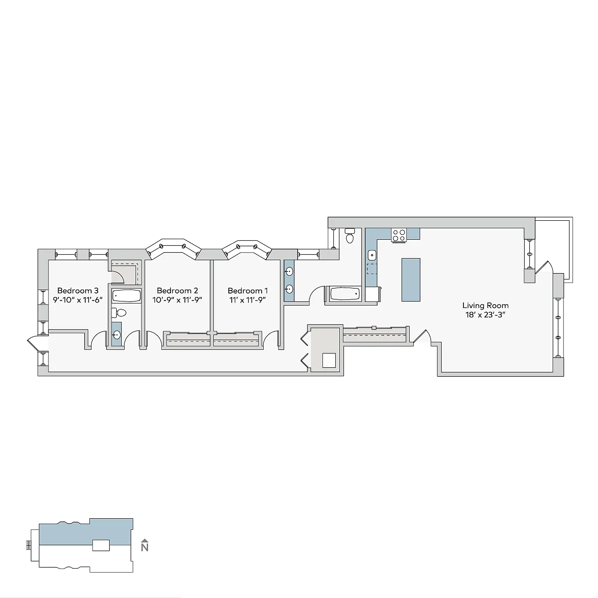 Floor plan 5524-3B4
