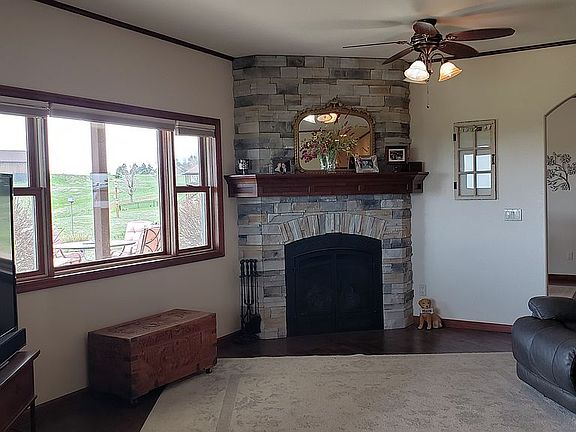 Fireplace/custom mantle