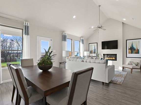 Open first floor in the Masters Dove Hollow home plan by Trophy Signature Homes - REPRESENTATIV