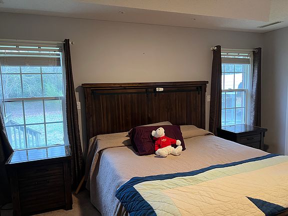 Master bedroom with California King bed