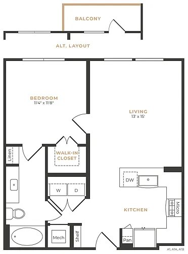 Floor plan A8