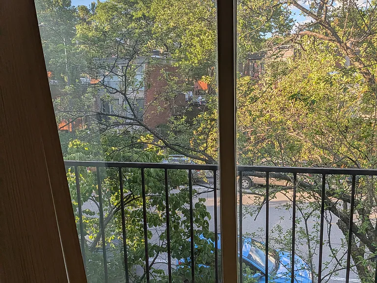 sliding door in front bedroom