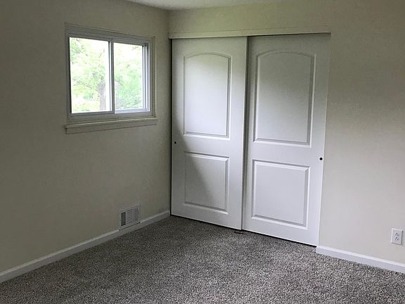 Bedroom with closet