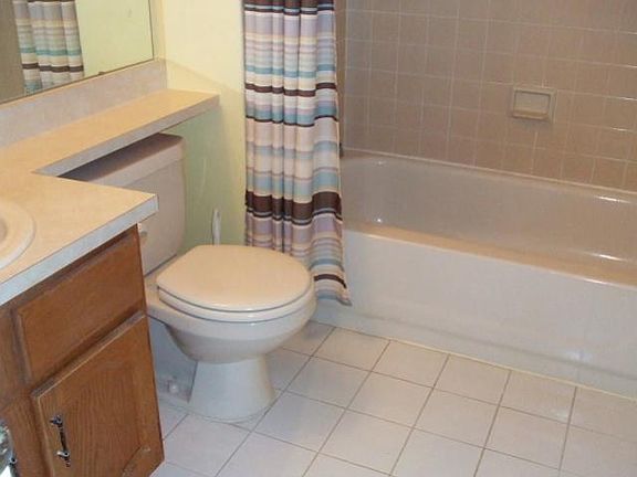Neutral Tile Bathroom.