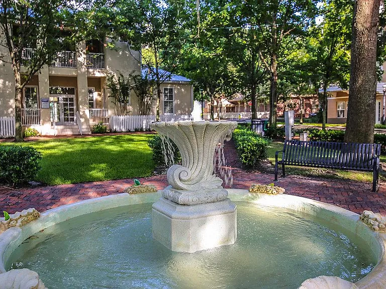 Haile Village Center with parks, coffee shop, restaurants, pub, shops, and miles of hiking/biking trails.