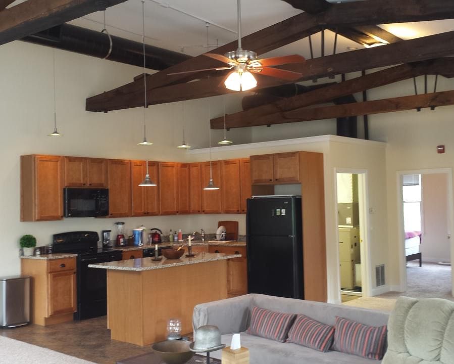 open living room/kitchen