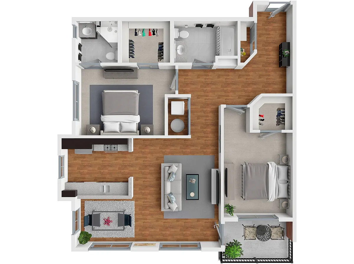 Floor plan 2x2d