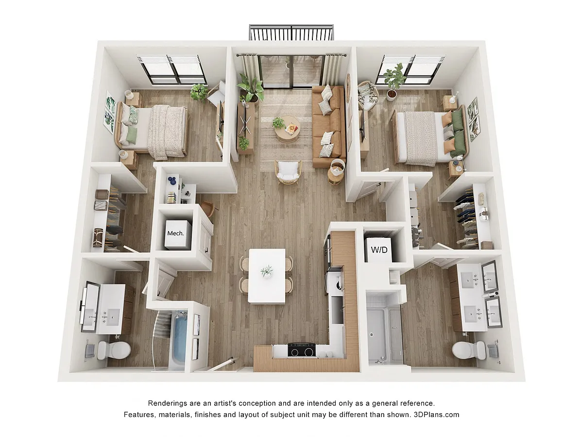 Floor plan B1B
