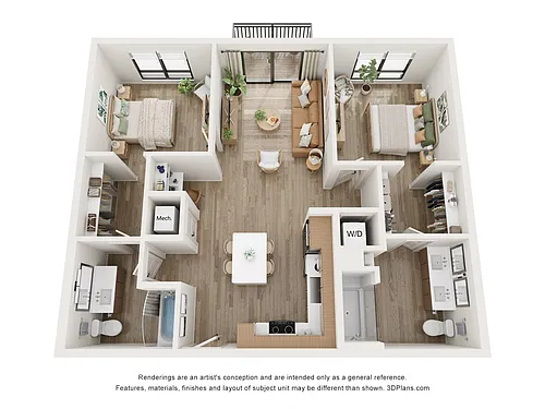 Floor plan B1B