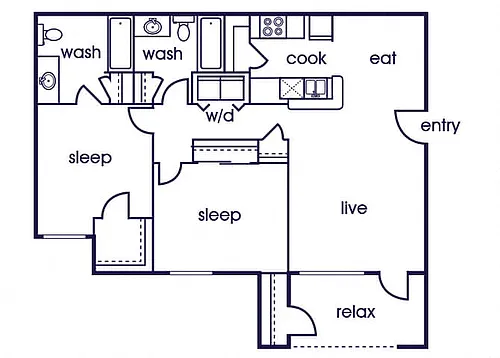 Floor plan B1