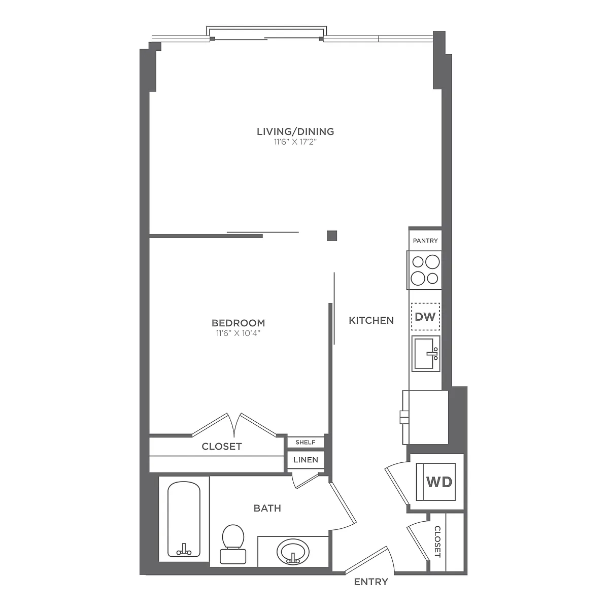 Floor plan AU7-R