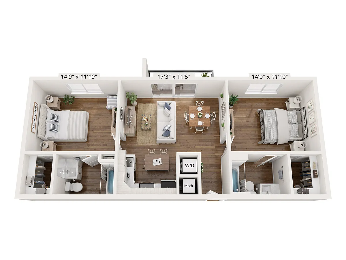Floor plan B3