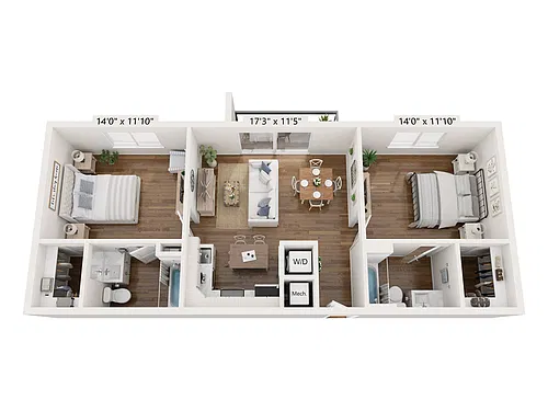 Floor plan B3