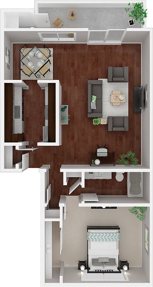 Floor plan The Mendocino