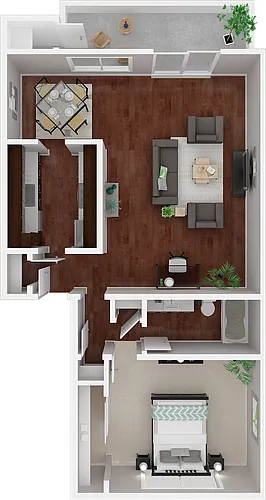 Floor plan The Mendocino