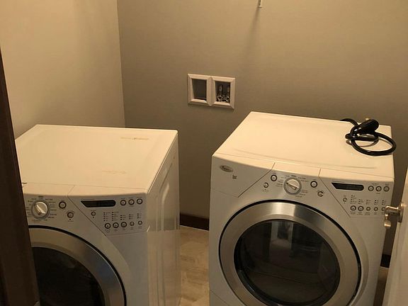 Front load washer & dryer include
