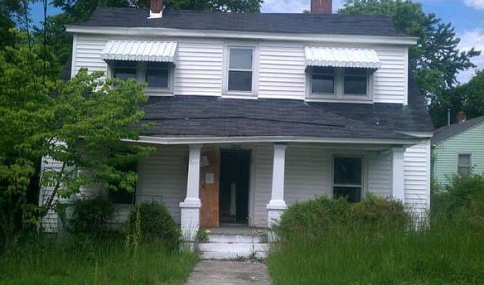 front of home