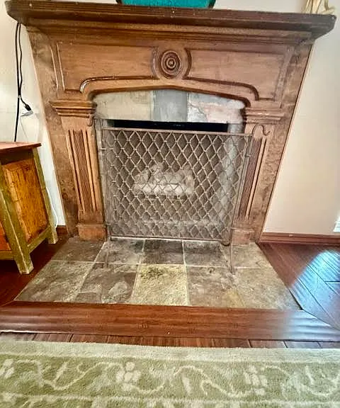 Living Room Gas Fireplace.