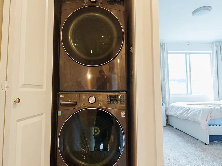 Washer and Dryer upstairs