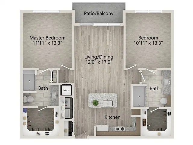 Floor plan B1