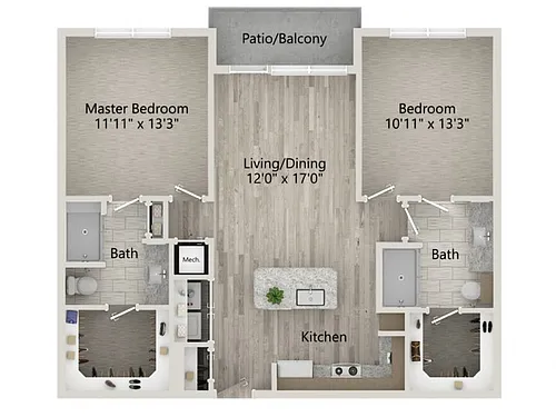 Floor plan B1