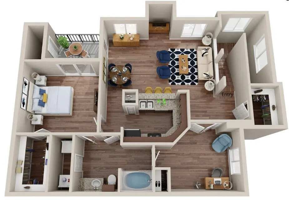 Floor plan Pinehurst II