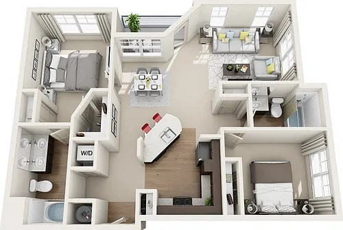Floor plan Oak Park