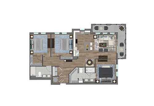 Floor plan C1