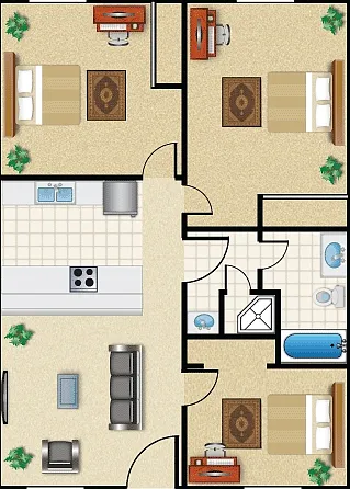 middle 3 bedroom middle 3 bedroom