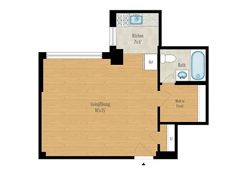 Floor plan Studios