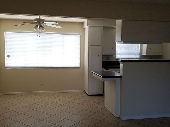 Dining area and kitchen