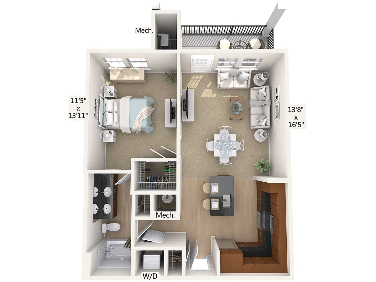 Floor plan A1-4-612-sq