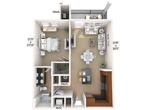 Floor plan A4-1-756-sq